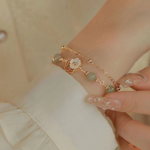Icing On The Cake Hetian Jade Bracelet