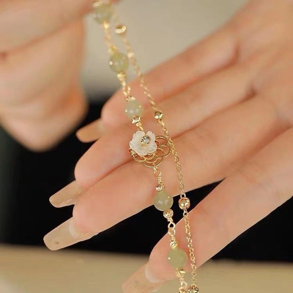 Icing On The Cake Hetian Jade Bracelet