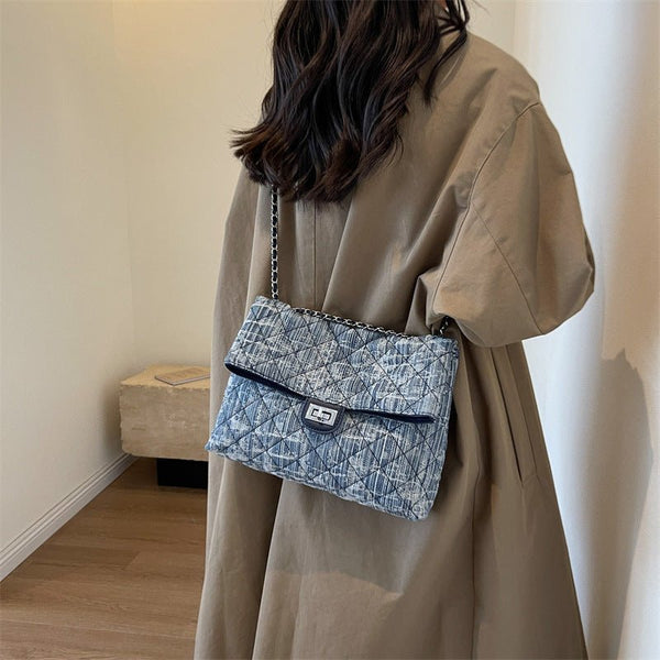 Distressed Style Women's Chain Bag