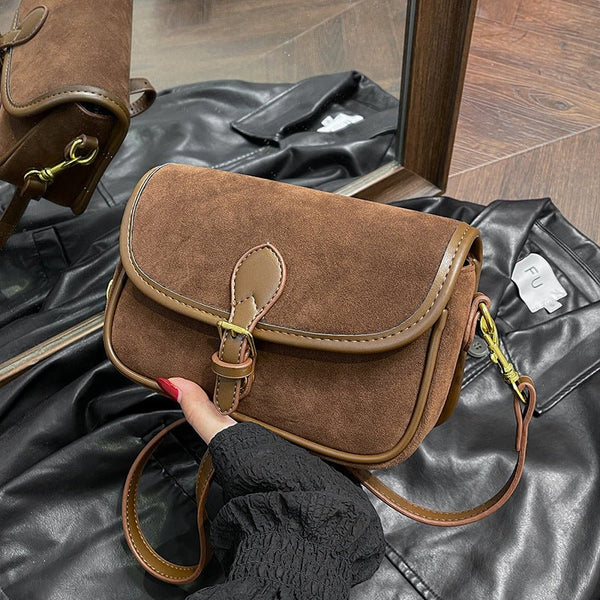 Women's British Style Vintage Saddle Bag