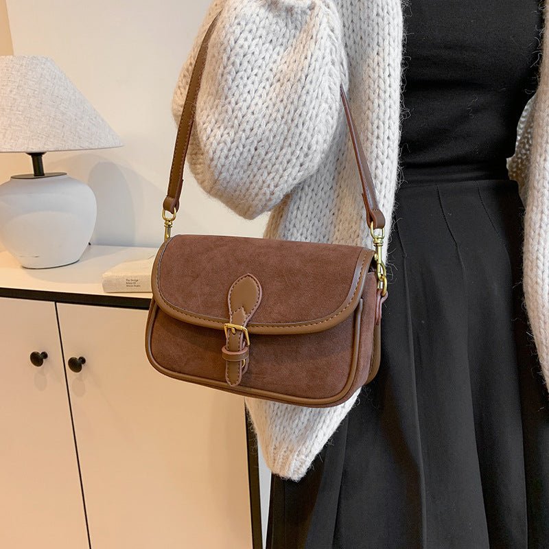 Women's British Style Vintage Saddle Bag