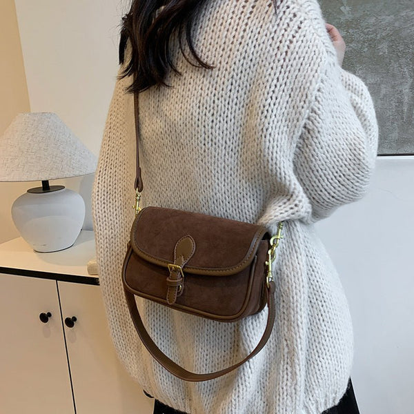 Women's British Style Vintage Saddle Bag